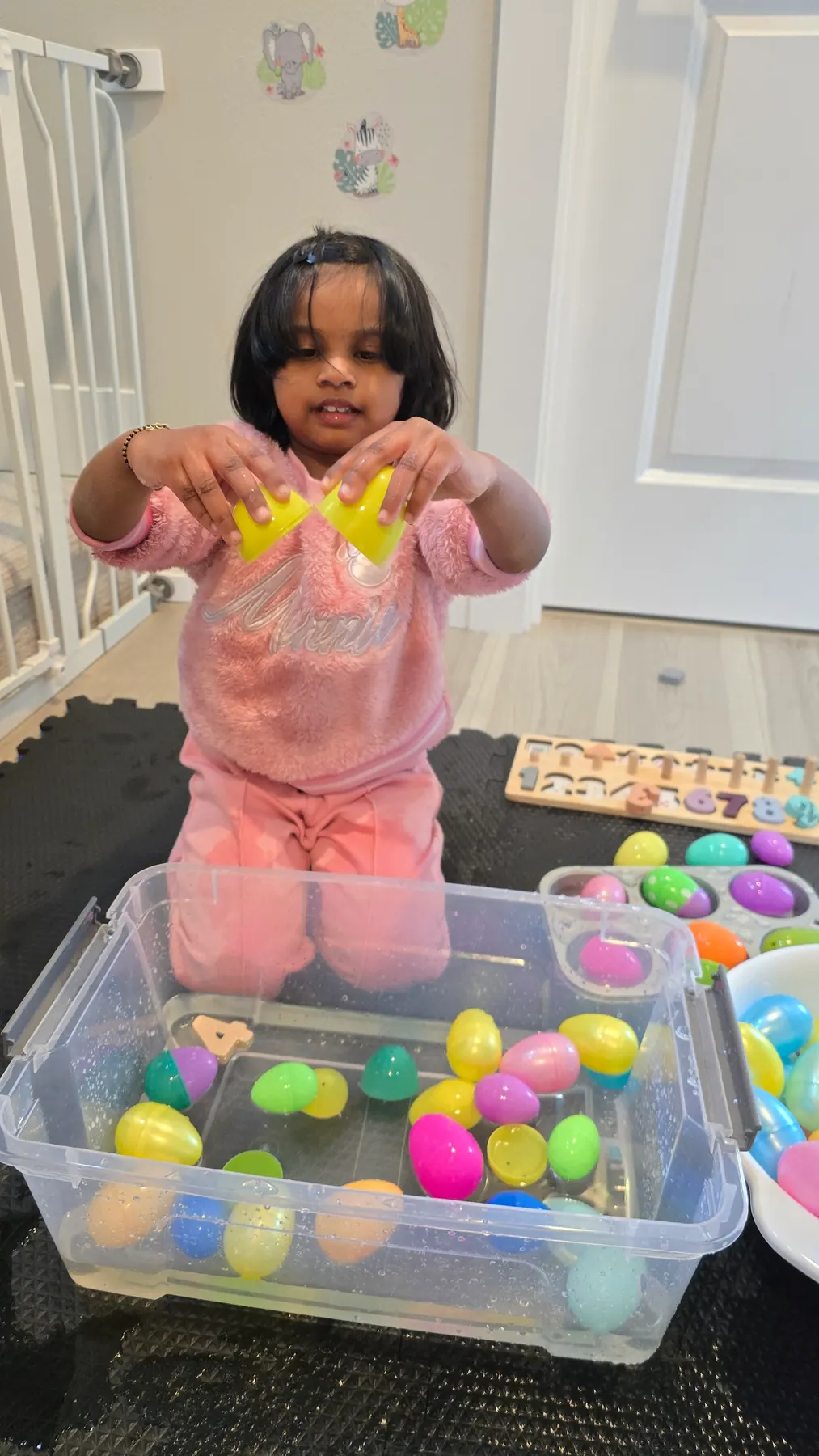 A creative learning moment at Tickle Treetops Academy